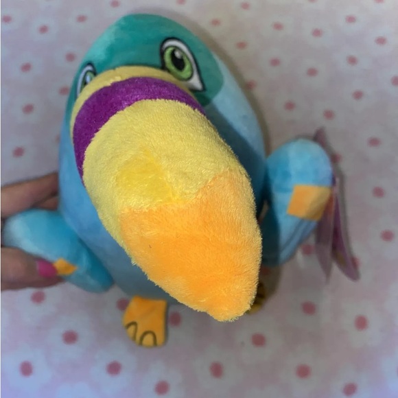 Vintage plush Tucan Luvbird stuffed toy animal sugarloaf NWT - Picture 13 of 14